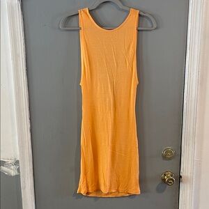 ASOS‎ Orange Backless Beach Dress Size 4